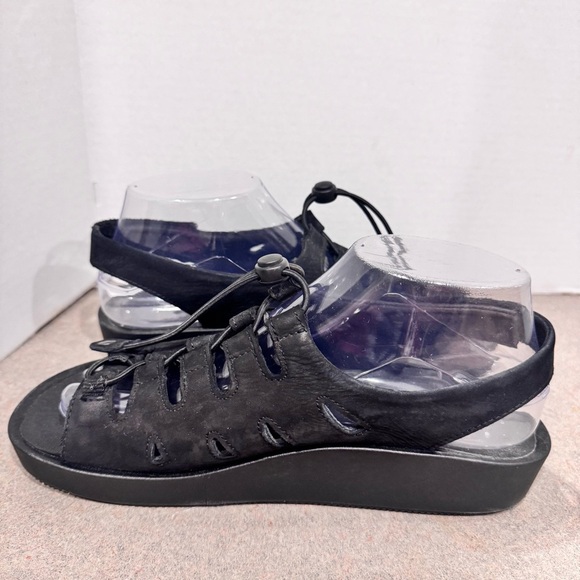 Pandere The Traveler Women’s Sandal In Black Size 8 Bungee Orthotic Shoe - Picture 4 of 9